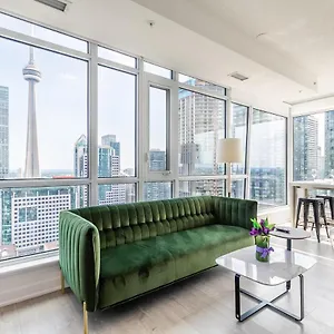 Luxury 2 Bedroom In The Heart Of Entertainment District W/ Cn Tower View , Toronto Canada
